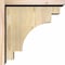 Ekena Millwork Mediterranean Rough Sawn Corbel w/Backplate, Douglas Fir, 8"W x 14"D x 14"H COR08X14X14MED01RDF - alternate 2